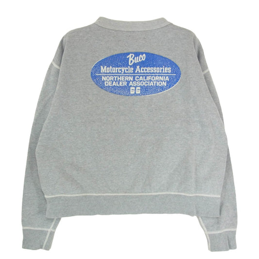 The REAL McCOY'S ザリアルマッコイズ BUCO ブコ スウェット トレーナー グレー系 L【中古】