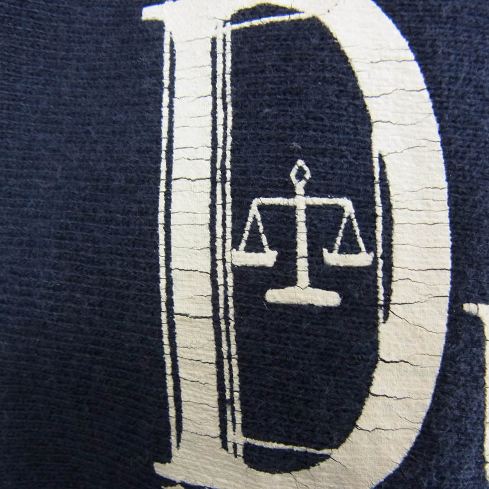 Champion チャンピオン USA製 90s 刺繍タグ REVERSE WEAVE DukeLaw リバースウィーブ デュークロウ スウェット ネイビー系 L【中古】