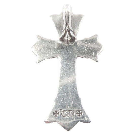 CHROME HEARTS クロムハーツ(原本有) DBL CH CRS SML スモール ダブルCHクロス ペンダントトップ シルバー系【中古】