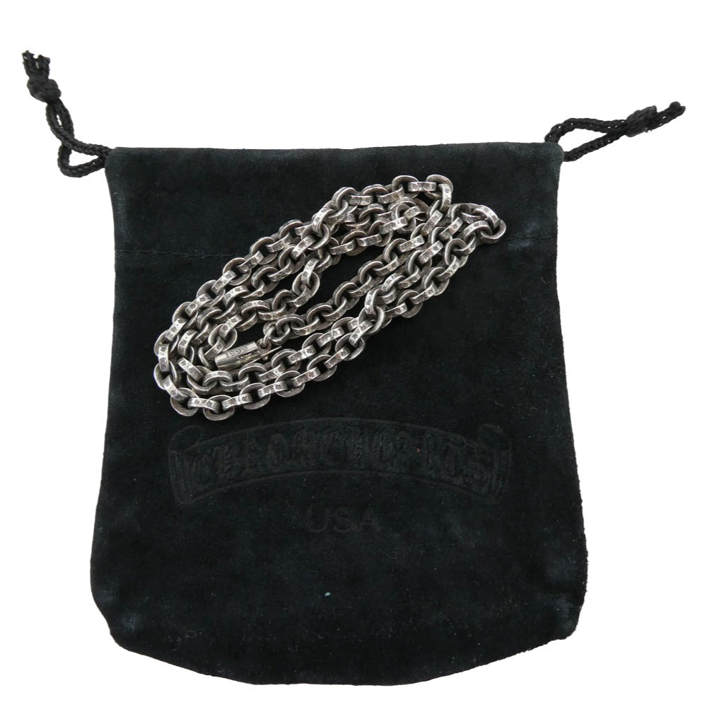CHROME HEARTS クロムハーツ(原本無) PAPER CHAIN 18 ペーパーチェーン ネックレス 18インチ 18inch シルバー系【中古】