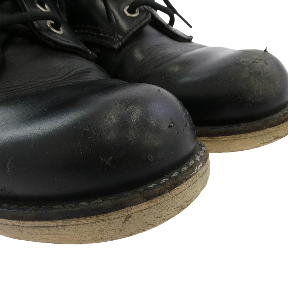 RED WING レッドウィング 8165 CLASSIC ROUND 6INCH 8165 クラシック ラウンド ブーツ ブラック系 26cm【中古】
