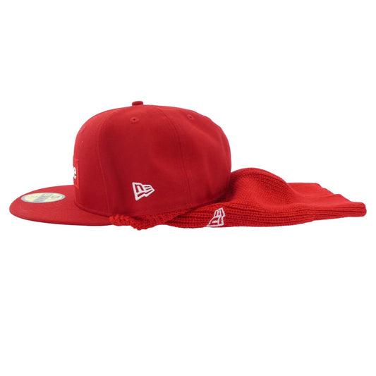 Supreme シュプリーム 25AW Box Logo New Era + Balaclava ボックス ロゴ ニューエラ バラクラバ キャップ レッド系【新古品】【未使用】【中古】