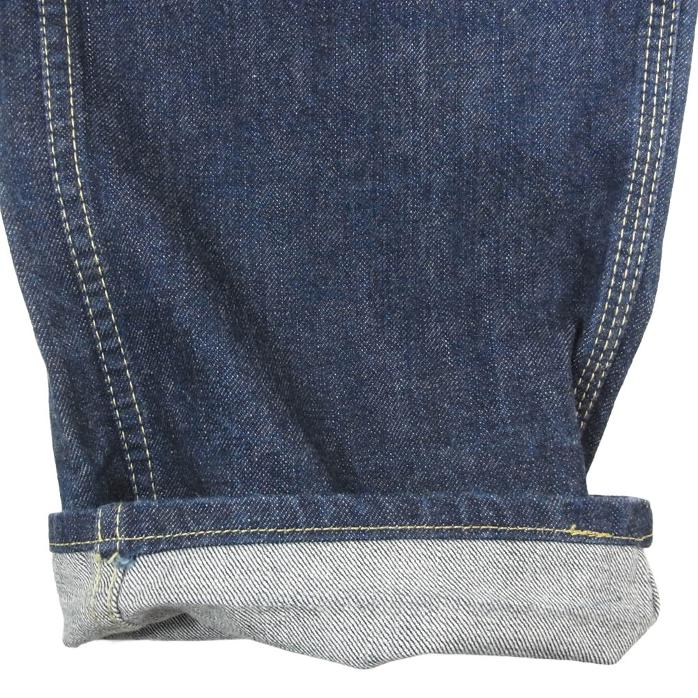 SASAFRAS ササフラス FALL LEAF PANTS クロス生地 デニム パンツ インディゴブルー系 M【中古】