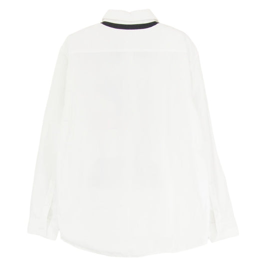 MARNI マルニ フロント グラフィック プリント 長袖 ロングスリーブ シャツ ホワイト系 44【中古】