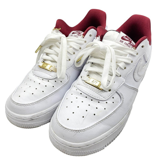 NIKE ナイキ DV7584-100 Women's Air Force 1 Low '07 SE Just Do It White ウィメンズ エアフォース1 ロー '07 SE ジャスト ドゥ イット ホワイト ローカット スニーカー レッド系 ホワイト系 25.5cm【中古】