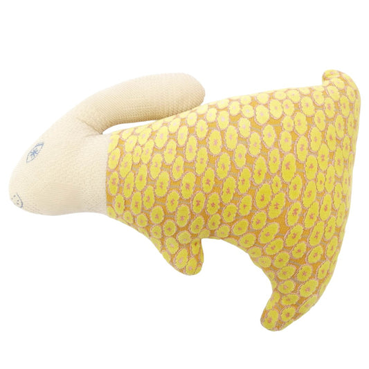 mina perhonen ミナペルホネン うさぎ クッション centofiori イエロー系【中古】