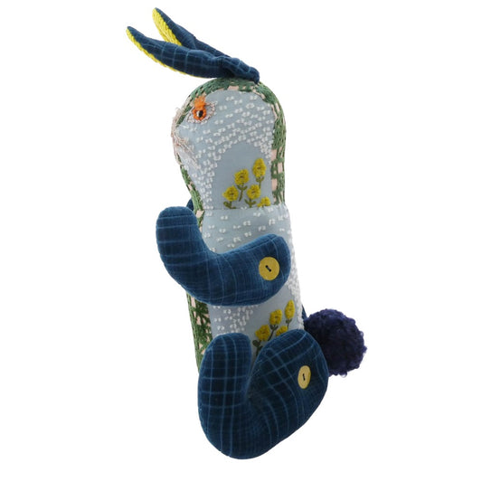 mina perhonen ミナペルホネン Nathalie L?t? ナタリーレテ POM PON ポンポンうさぎ クッション マルチカラー系【中古】