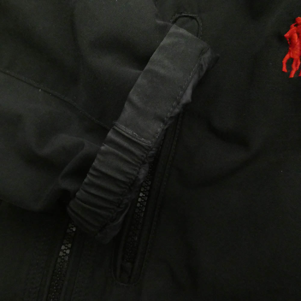 POLO RALPH LAUREN ポロ・ラルフローレン 710940249001 ダウン フルジップフーディ ジャケット ブラック系 M【中古】