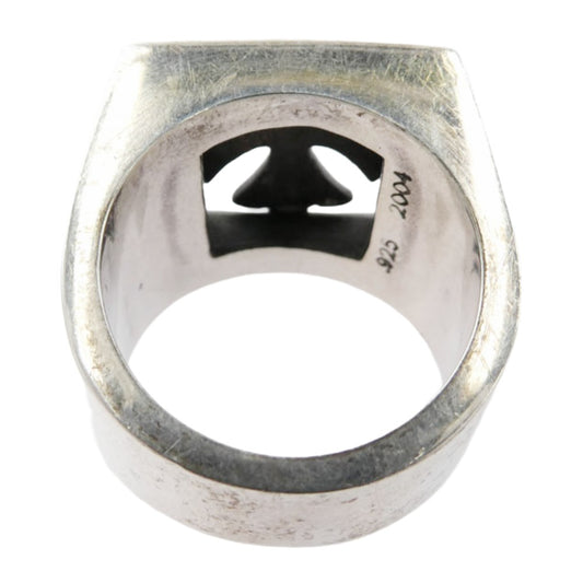 CHROME HEARTS クロムハーツ(原本無) LETTER BLOCK レターブロック CHプラス シルバーリング シルバー系 #22号【中古】