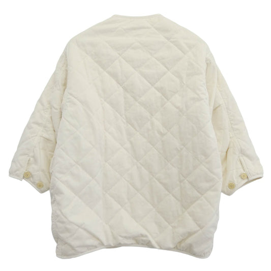 VISVIM ビズビム 0325205013003 WMV LINER MIL COAT W ボア キルティング ライナー コート ホワイト系 00【美品】【中古】