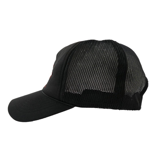 CHROME HEARTS クロムハーツ(原本無) オールド 3レザースターパッチ クロスボール 帽子 キャップ ブラック系【中古】