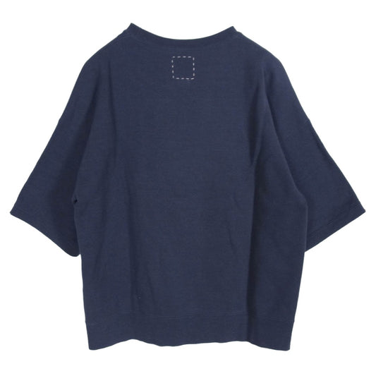 VISVIM ビズビム 0124205010024 JUMBO SB SWEAT S/S ジャンボ クルーネック 半袖 スウェット ネイビー系 1【中古】