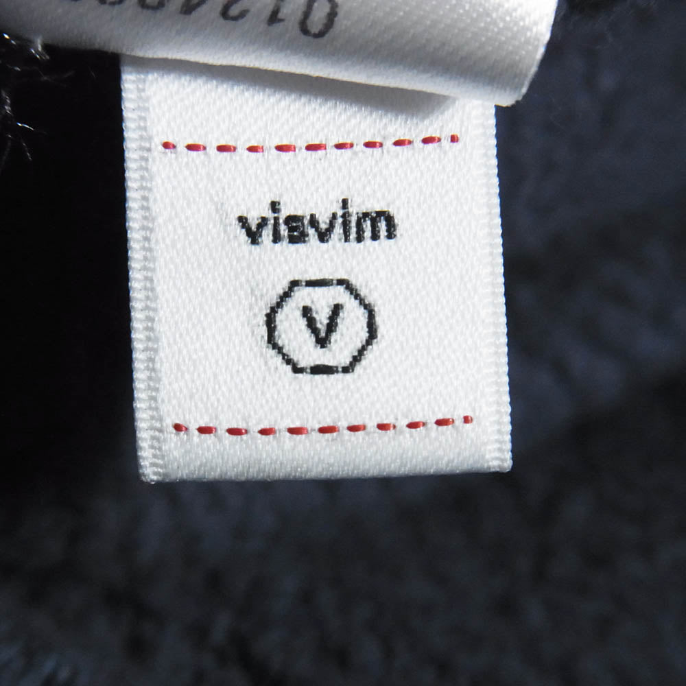 VISVIM ビズビム 0124205010024 JUMBO SB SWEAT S/S ジャンボ クルーネック 半袖 スウェット ネイビー系 1【中古】