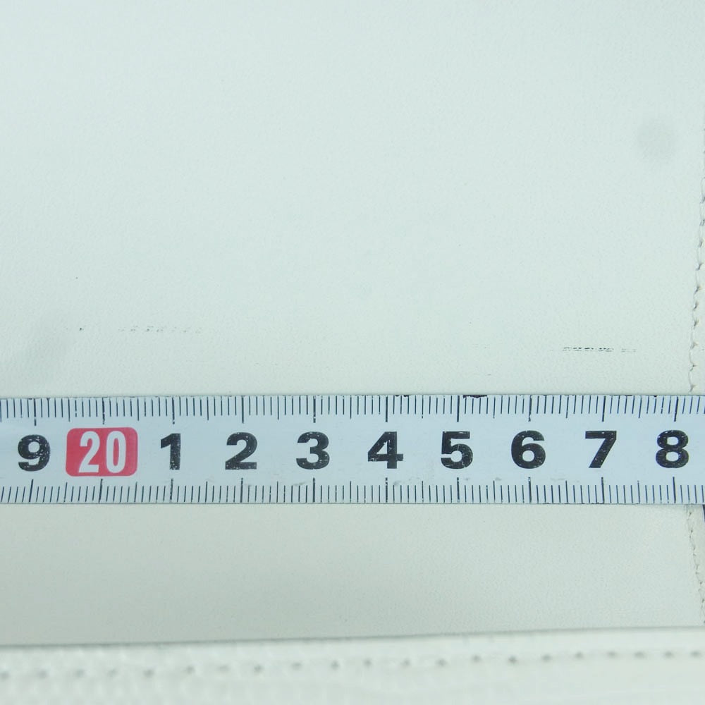 WAKO ワコー レザー ハンド バッグ ホワイト系【中古】
