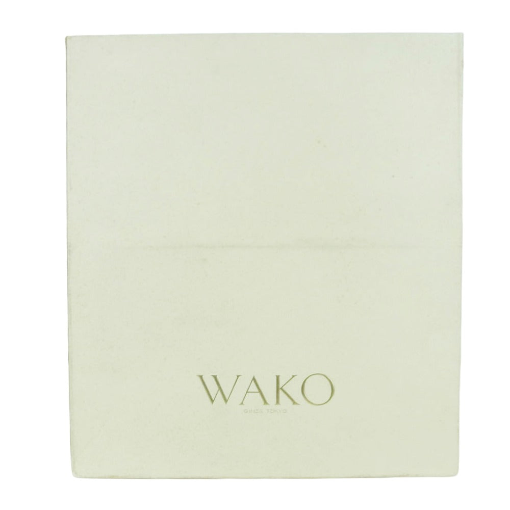 WAKO ワコー エナメル ハンド バッグ ブラック系【中古】