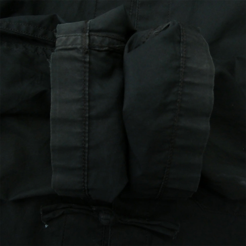 Yohji Yamamoto POUR HOMME ヨウジヤマモトプールオム HR-B09-002 produce プロデュース コットン 長袖 チャイナ シャツ ブラック系 2【中古】