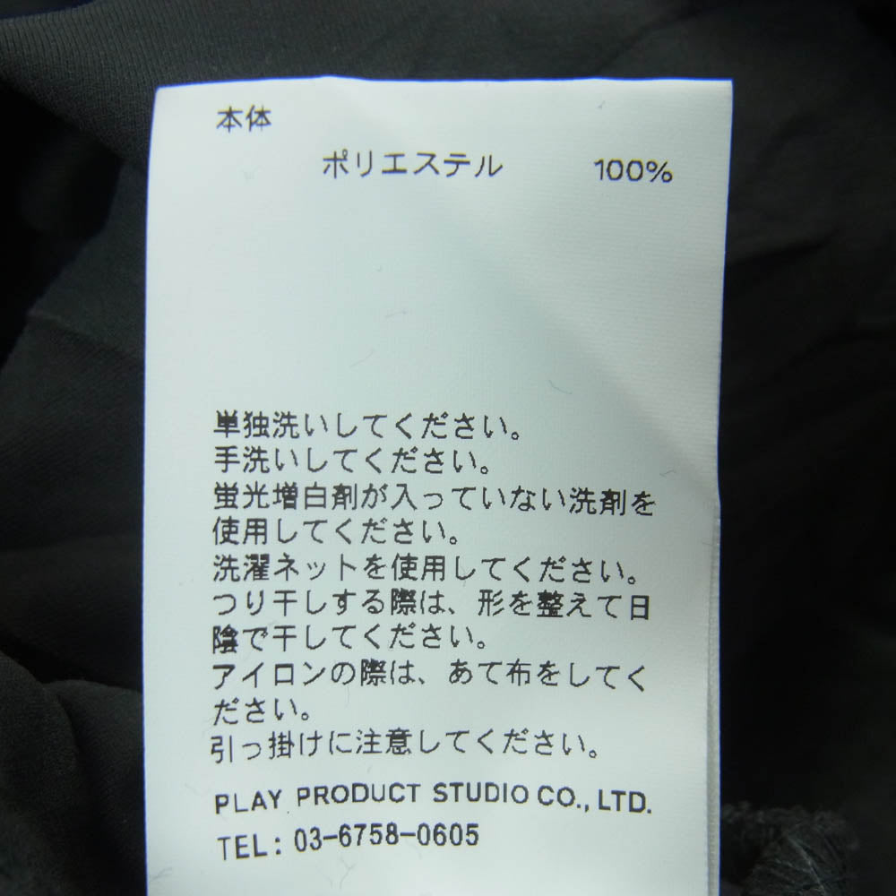 プランクプロジェクト 31241415402 Washed Over Hoodie ロゴプレート ウォッシュ加工 フーディー パーカー ダークグレー系 FREE【中古】
