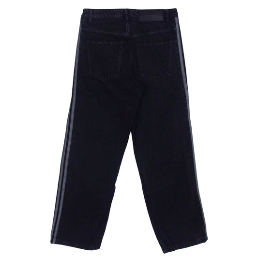 adidas アディダス JC6718 Denim Firebird Pants デニム ファイヤー バード サイドストライプ ブラックデニム パンツ 32 ブラック系 32【中古】