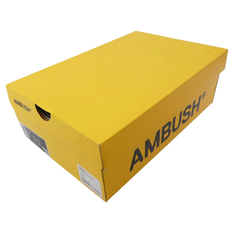 NIKE ナイキ AMBUSH アンブッシュ FB1299-001 AIR MORE UPTEMPO LOW SP モアアップテンポ モアテン ローカットスニーカー シューズ ブラック系 25.5cm【中古】