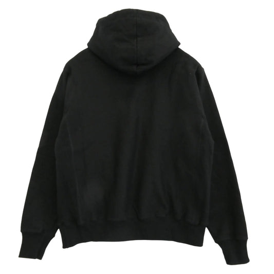 Supreme シュプリーム 25SS Hooded Sweatshirt フロント アーチロゴ フーデッド スウェット パーカー フーディー ブラック系 M【中古】