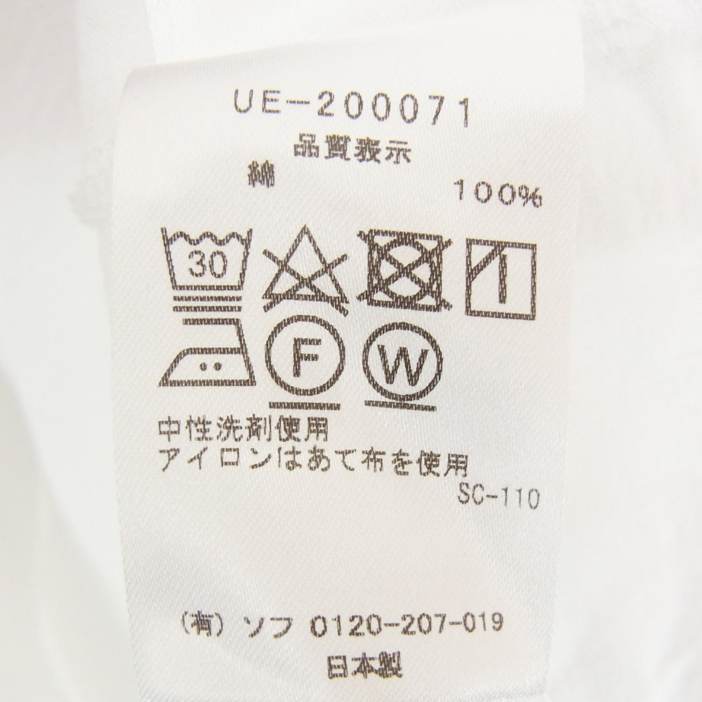 uniform experiment ユニフォームエクスペリメント 20SS UE-200071 MIL POCKET TEE ユニフォームエクスペリメント ミル ポケット 半袖 Tシャツ ホワイト系 4【中古】