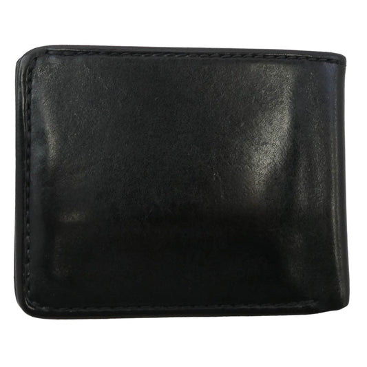 goro's ゴローズ イーグルコンチョ付き サドルレザー ウォレット 二つ折り 札入れ 財布 ブラック系【中古】