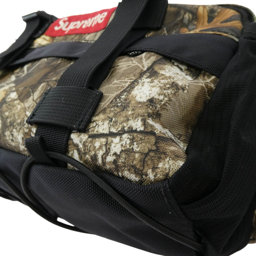 Supreme シュプリーム 19AW WAIST BAG REAL TREE CAMO ボックスロゴ リアルツリーカモ ウエスト ショルダーバッグ カーキ系【中古】
