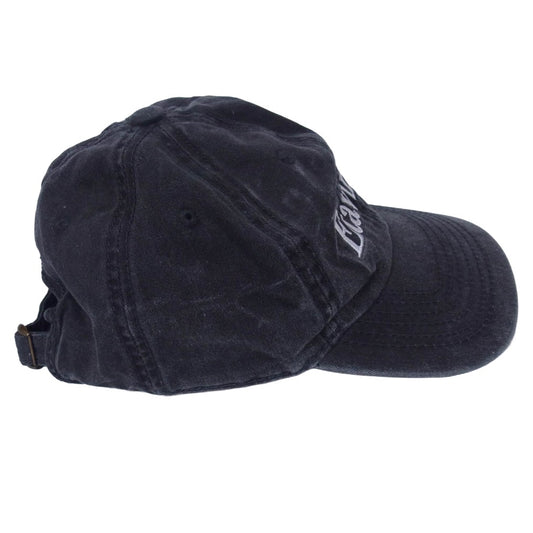 エタヴァープ etavirp Pigment Dye Old Logo Cap ピグメント ダイ オールド ロゴ キャップ 帽子 ブラック系【中古】