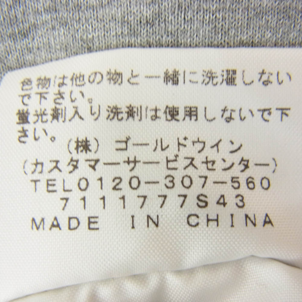 THE NORTH FACE ノースフェイス NT31894 SIGNBOARD TEE サインボード ロゴプリント ランニング Tシャツ 半袖カットソー グレー系 M【中古】