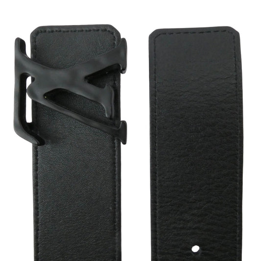 LOUIS VUITTON ルイ・ヴィトン MP242 モノグラム・エクリプス サンチュール フォリアージュ 40mm リバーシブル レザー ベルト マルチカラー系【中古】