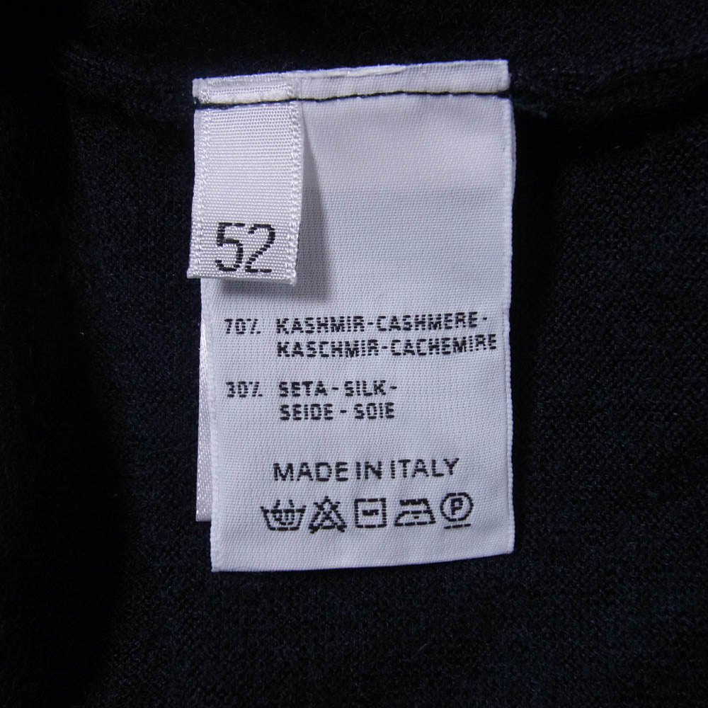 CRUCIANI クルチアーニ CU487.C03F6V カシミヤ シルク カーディガン ネイビー系 52【中古】
