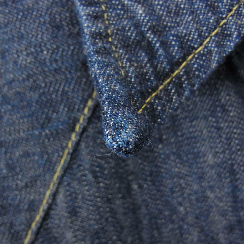 The REAL McCOY'S ザリアルマッコイズ joe mccoy western ranchman Lot107 ジョーマッコイ ウエスタン デニムシャツ インディゴブルー系 15【中古】