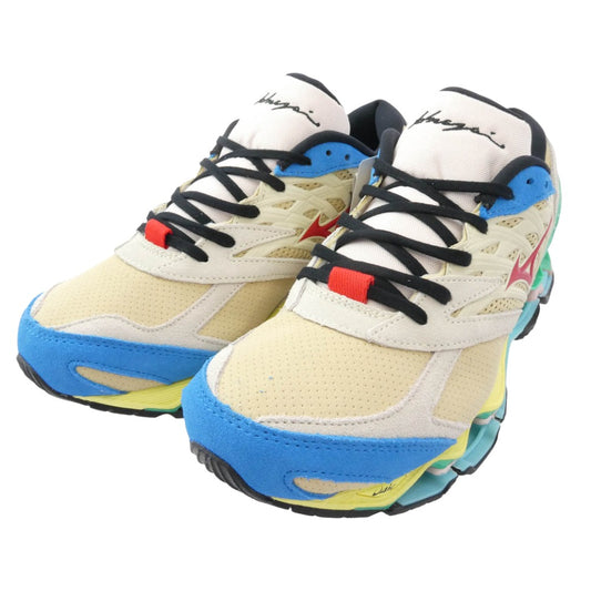 Mizuno ミズノ D1GA241201 × Hiroshi Nagai 永井博 Mizuno Wave Prophecy LS ウェーブ プロフェシー スニーカー マルチカラー系 26cm【極上美品】【中古】