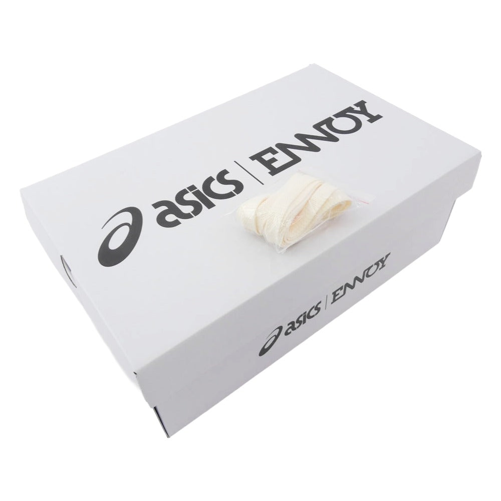 asics アシックス 1201B034-100 ×ENNOY エンノイ GEL-NIMBUS 9 ゲルニンバス スニーカー ホワイト系 オフホワイト系 27cm【極上美品】【中古】