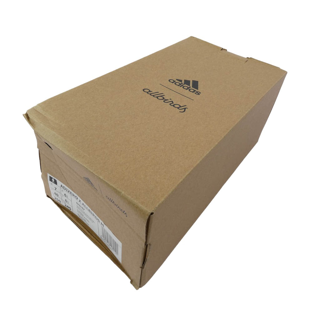 adidas アディダス GY6157 × Allbirds オールバース Adizero 2.94 KG CO2E アディゼロ スニーカー ホワイト系 25.0cm【中古】