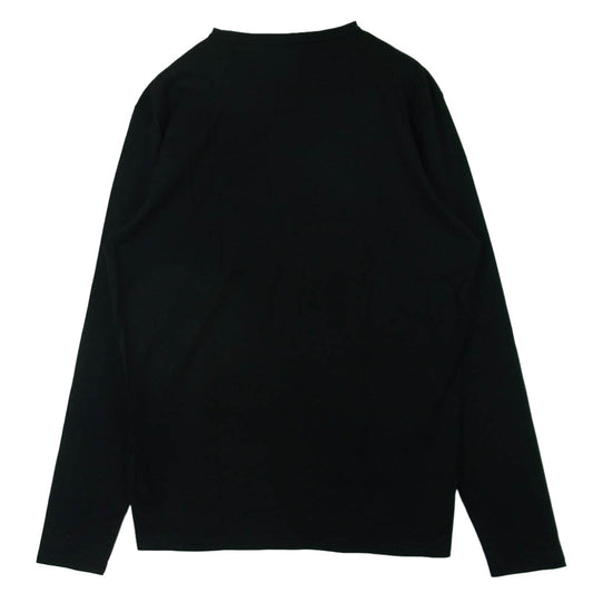 PRADA SPORTS プラダスポーツ ラバーロゴ ロングスリーブ 長袖 カットソー Tシャツ ブラック系 M【中古】