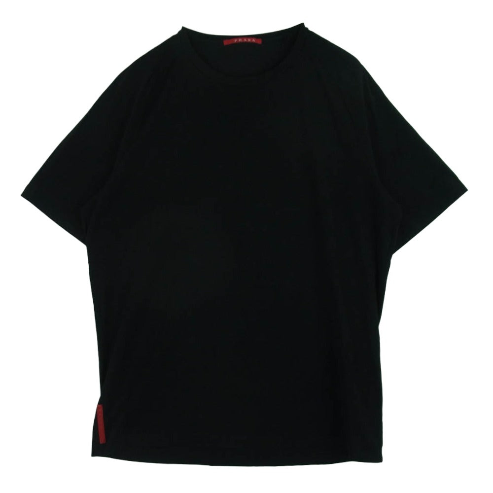 PRADA SPORTS プラダスポーツ バックジップポケット ラバーロゴ 半袖 T