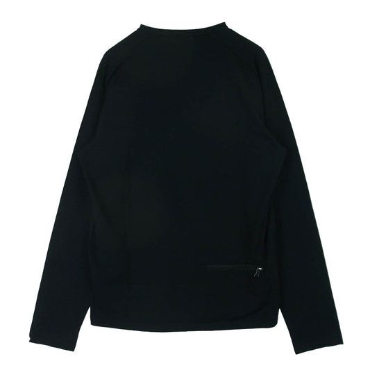 PRADA SPORTS プラダスポーツ バックジップポケット 長袖 ロングスリーブ Tシャツ カットソー ブラック系 M【中古】