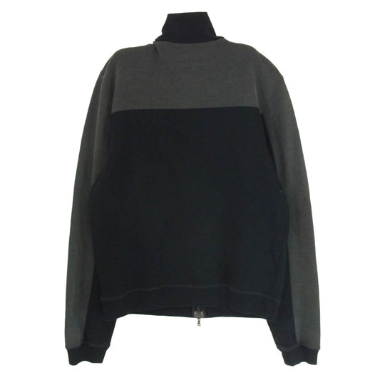 PRADA SPORTS プラダスポーツ 00s ロゴ ダブルジップ スウェット トレーナー ブラック系 M【中古】