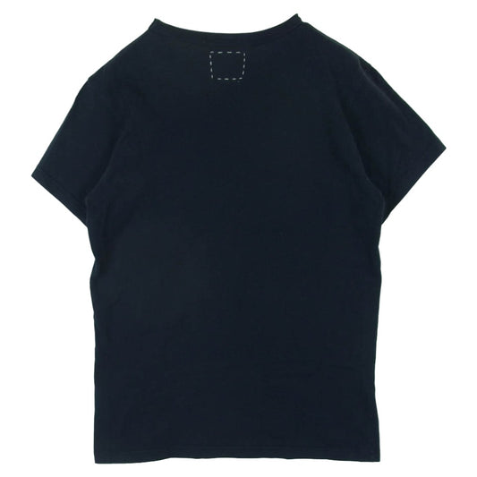 VISVIM ビズビム クルーネック Tシャツ 半袖 カットソー 日本製 ダークネイビー系 1【中古】