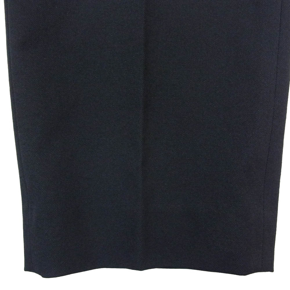 theory セオリー 03-3106421 luxe ARIOSA CAROL ウエストゴム センタープレス リュクス テーパードパンツ スラックス ブラック系 38【中古】