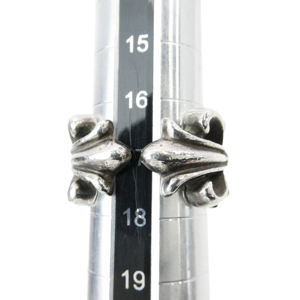 CHROME HEARTS クロムハーツ(原本無) DBL FLRL CRS ダブルフローラル クロス リング シルバー シルバー系 18号【中古】