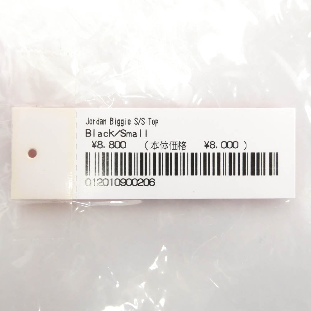 Supreme シュプリーム 24AW HJ8385-010 x Jordan Biggie S/S Top Black 全タグ付き ジョーダン ビギー 半袖 Tシャツ ブラック系 S【極上美品】【中古】