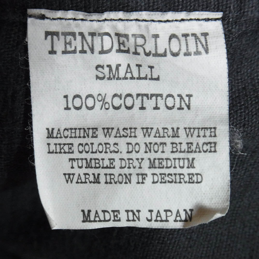 TENDERLOIN テンダーロイン T-CORDUROY SHT 開襟 コーデュロイ シャツ ブラック系 S【中古】