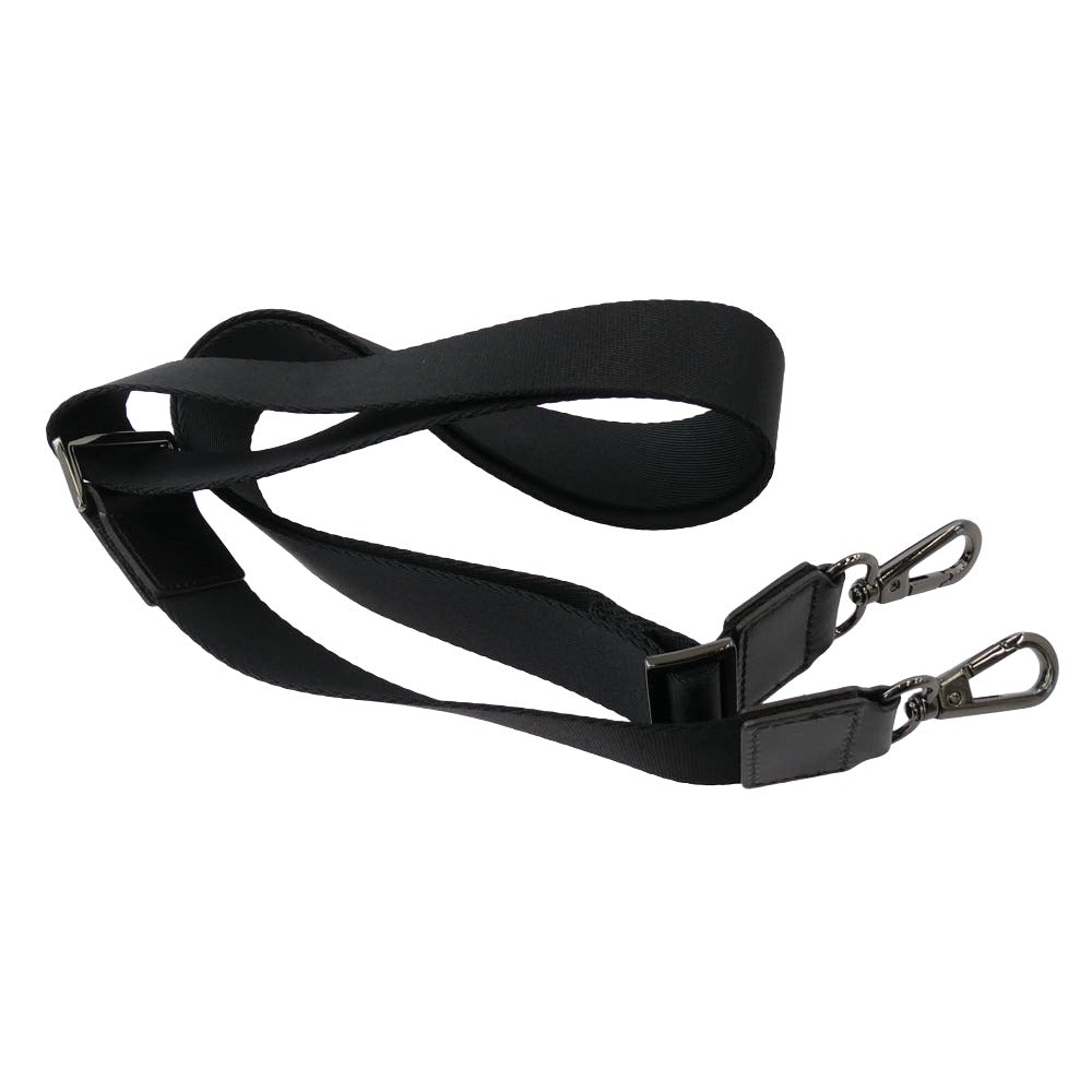 BLACK LABELCRESTBRIDGE ブラックレーベルクレストブリッジ ロゴプレート 2WAY レザー切替 ビジネスバッグ ブリーフケース ネイビー系【極上美品】【中古】