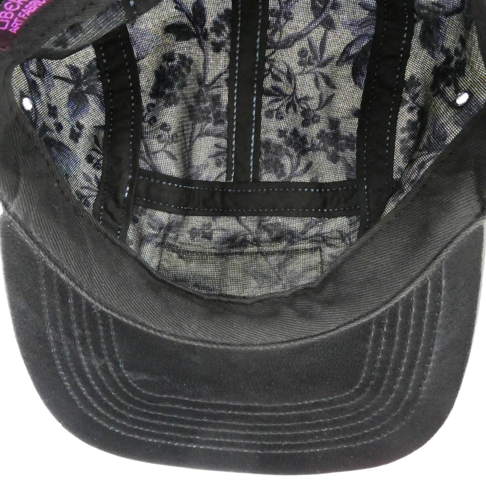 Supreme シュプリーム 12AW Liberty Pinwale Cord w/ Leather Visor Camp Cap リバティ コーデュロイ レザー キャンプ キャップ 帽子 ブルー系【中古】