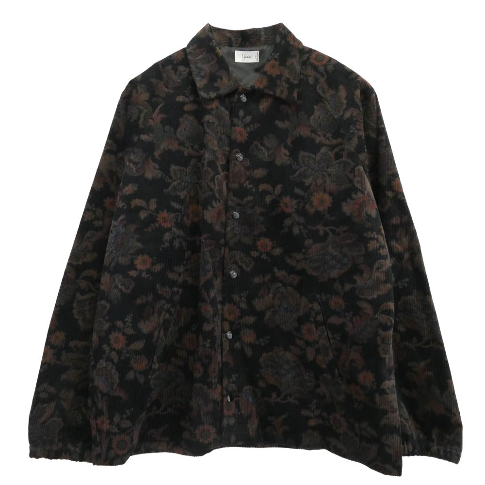 ユアン YUAN CORDUROY COACHES 花柄 コーデュロイ コーチ ジャケット マルチカラー系 L/XL【中古】 ユアン CORDUROY COACHES 花柄 コーデュロイ コーチ ジャケット マルチ