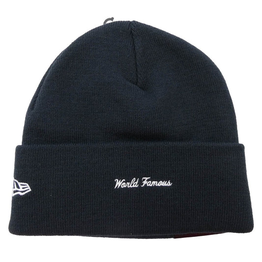 Supreme シュプリーム 25AW ×New Era Box Logo Beanie ニューエラ ボックス ロゴ ビーニー ニット キャップ ダークネイビー系【新古品】【未使用】【中古】
