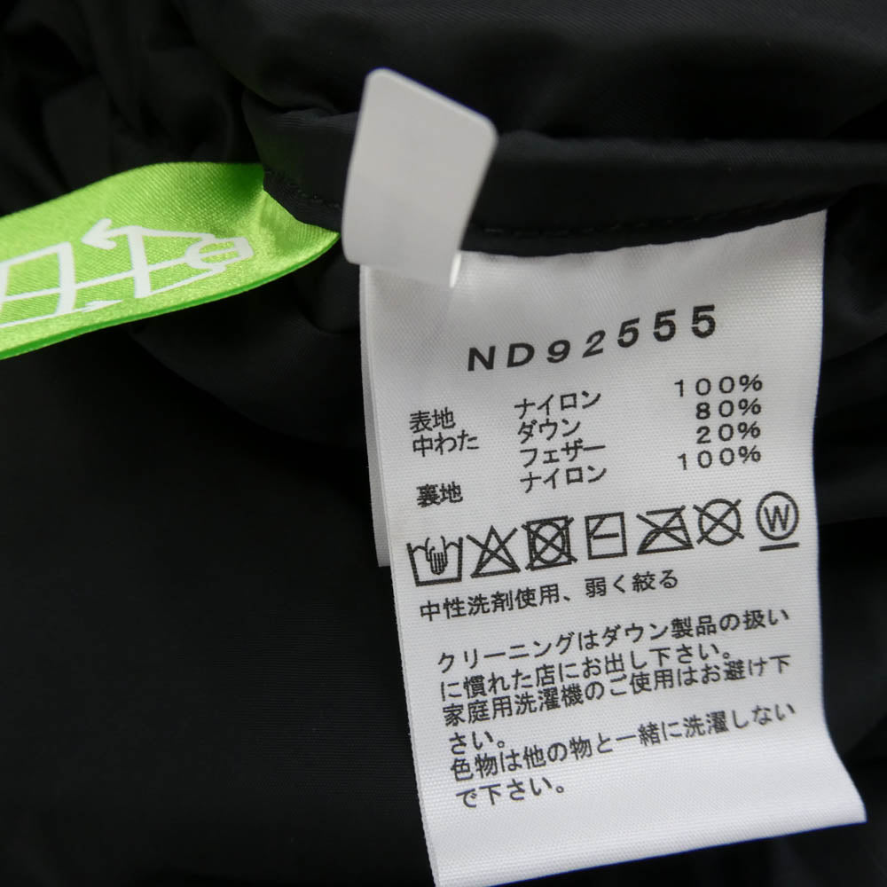 THE NORTH FACE ノースフェイス ND92555 Nuptse Jacket ヌプシ ダウン ジャケット ブラック系 XL【新古品】【未使用】【中古】
