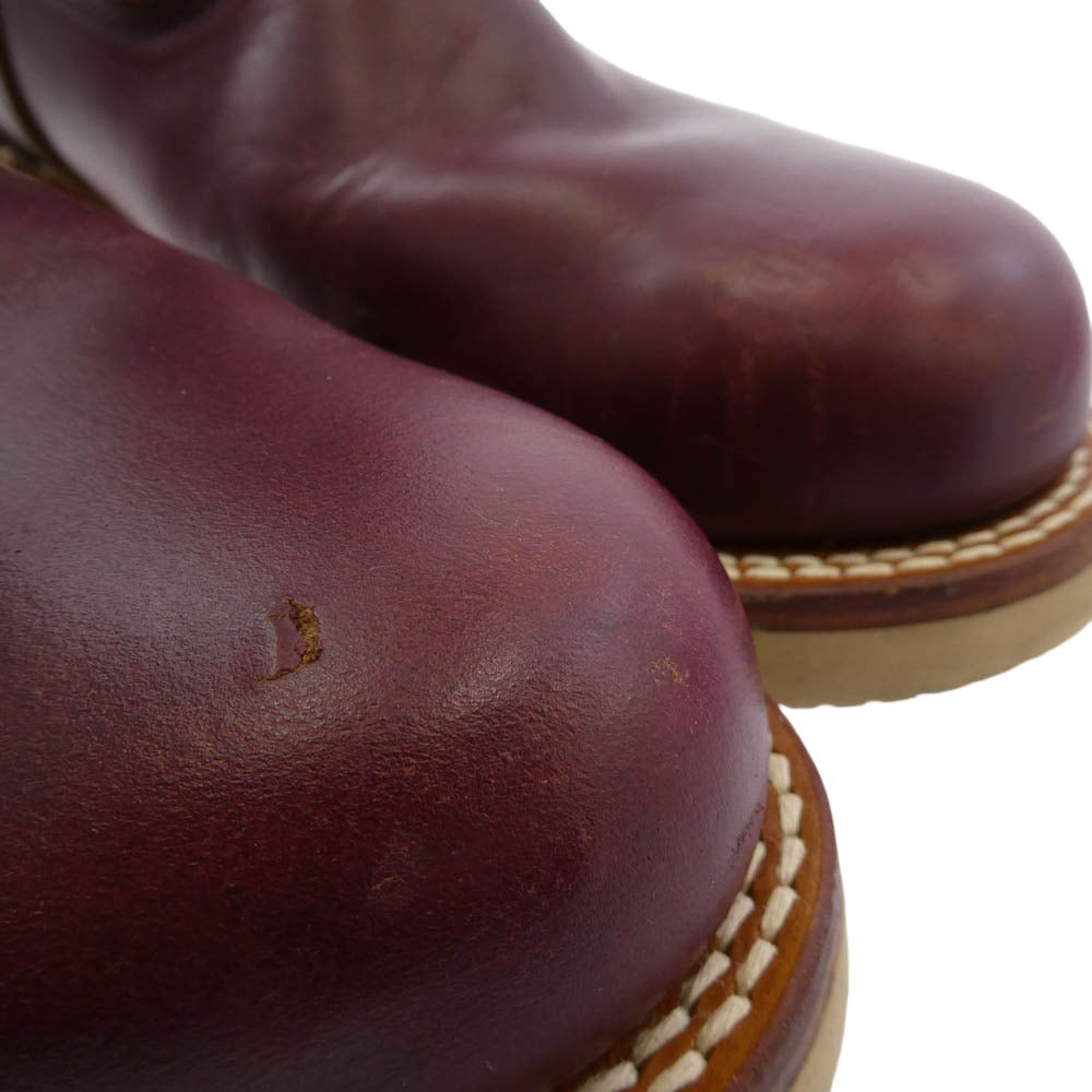 メイドインジーエムジャパン PECOS BOOTS ペコス ブーツ ワインレッド系 ブラウン系 8.5D【中古】